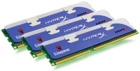 Kingston 3GB, 1866MHz, DDR3, Non-ECC, CL9 (9-9-9-27), DIMM, (Kit of 3), Intel XMP (KHX1866C9D3K3/3GX)
